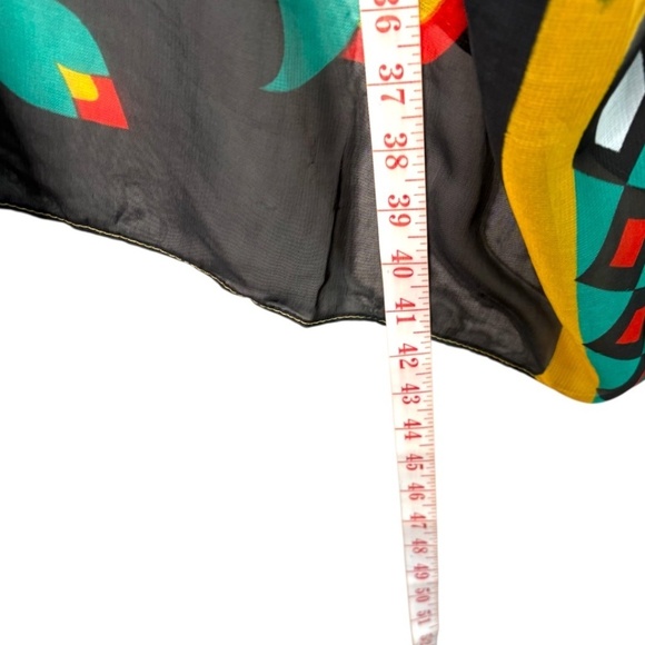 NATIVENORTHWEST Sheer Fashion Wrap ‘Honouring Our Life Givers’ Poncho Coverup - Picture 5 of 8